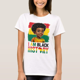 Camiseta Eu Sou Menino Afro da História Negra Príncipe de P