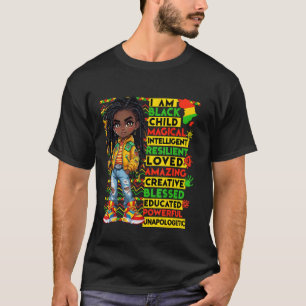 Camiseta Eu Sou Mês da História da Criança Negra Afro-Ameri