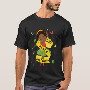 Camiseta Eu Sou Mês da História Negra Afro Africano Ballet