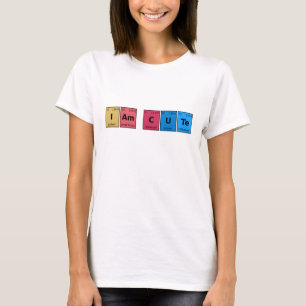 Camiseta Eu sou Mesa periódica bonita