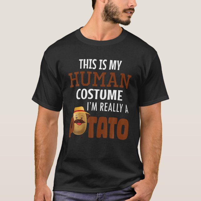 Camiseta Eu sou mesmo um legume de batata doce (Frente)