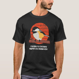 Camiseta Eu sou mesmo uma galinha presa em um corpo humano