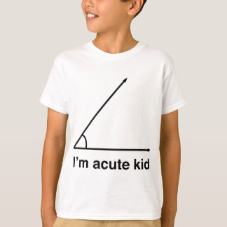 Camiseta Eu sou miúdo agudo para geeks da matemática