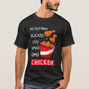 Camiseta Eu sou muito delicado, só como frango Span diverti