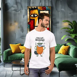Camiseta Eu sou muito engraçado gif de personagem de ornito