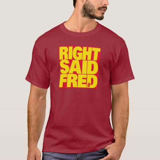 Camiseta "Eu sou muito sexy", por Right Said Fred - Icônico (Frente)