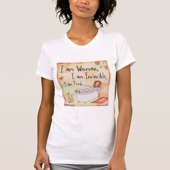 Camiseta Eu sou mulher… (Frente)