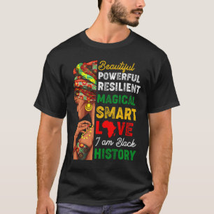 Camiseta Eu Sou Mulheres da História Negra Mês da História