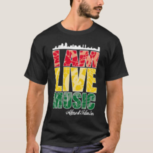 CAMISETA EU SOU MÚSICA AO VIVO