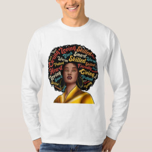 Camiseta Eu sou negra excelência mulher negra forte históri