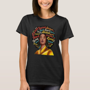Camiseta Eu sou negra excelência mulher negra forte históri