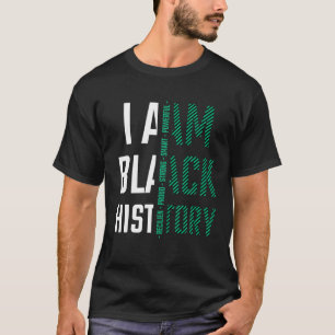 Camiseta Eu sou negra História Mês Melanina Diversidade Afr