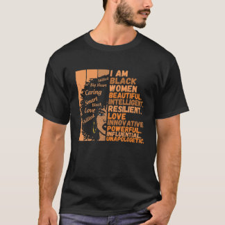 Camiseta Eu sou negra história negra mês afro-americana