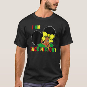 Camiseta Eu sou negra história negra mês afro-americana