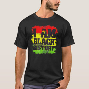 Camiseta Eu Sou Negro História Mês Preto do Orgulho African