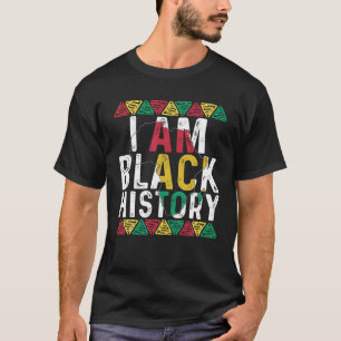 Camiseta Eu sou negro História negra Orgulho negro presente