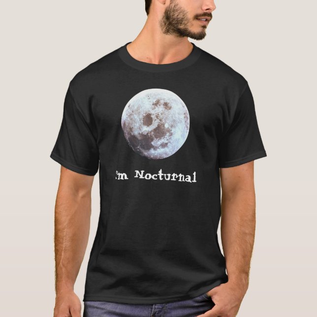 Camiseta Eu sou noturno (Frente)