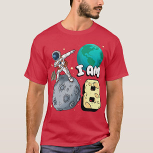 Camiseta Eu sou o 8 astronauta espacial Kid Moon Walker 8º 