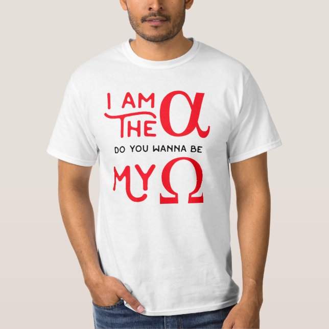 Camiseta Eu sou o Alfa (Frente)