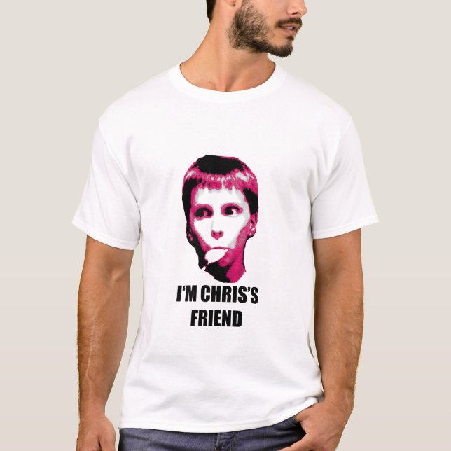 Camiseta eu sou o amigo de chris (Frente)