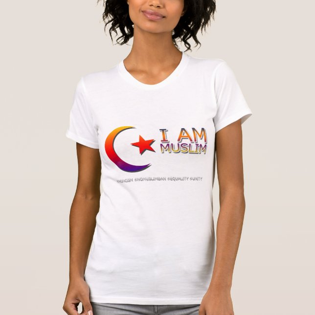 CAMISETA EU SOU O ANTI TRUNFO MUÇULMANO FACISM (Frente)