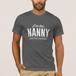 Camiseta Eu sou o baby-sitter, não mãe