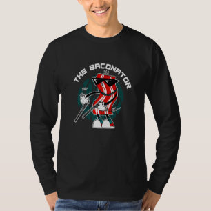 Camiseta Eu Sou O Baconator Carne Comida Café da Manhã Baco