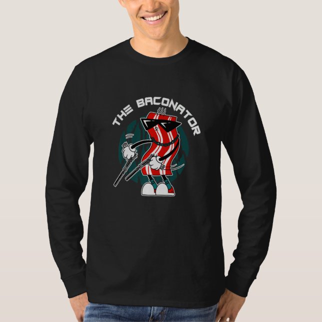 Camiseta Eu Sou O Baconator Carne Comida Café da Manhã Baco (Frente)
