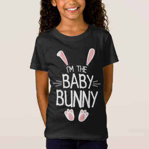 Camiseta Eu sou o bebê coelhinho, crianças bonitinhas que c