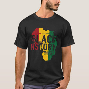 Camiseta Eu Sou o Black History African American Black Orgu