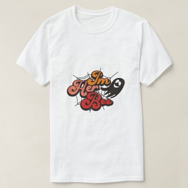 Camiseta Eu Sou o Boo Dela (Frente do Design)