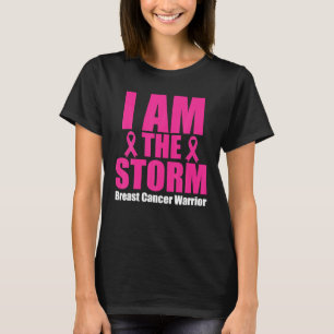 Camiseta Eu Sou o Câncer de Mama Sobrevivente à Tempestade