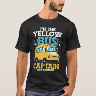 Camiseta Eu sou o Capitão de Ônibus do Barramento Amarelo S