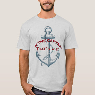 Camiseta Eu sou o capitão é por isso