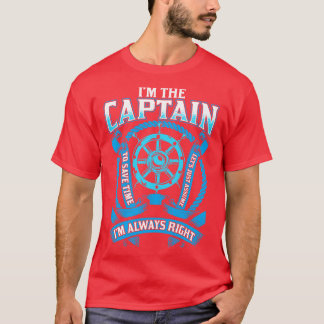 Camiseta Eu Sou O Capitão Eu Sou Sempre O Barco Certo