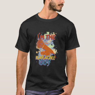 Camiseta Eu Sou o Cara do Karaokê Cantores de Karaokê Desig