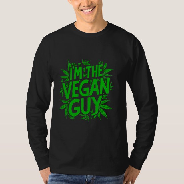 Camiseta Eu sou o Cara Vegano (Frente)
