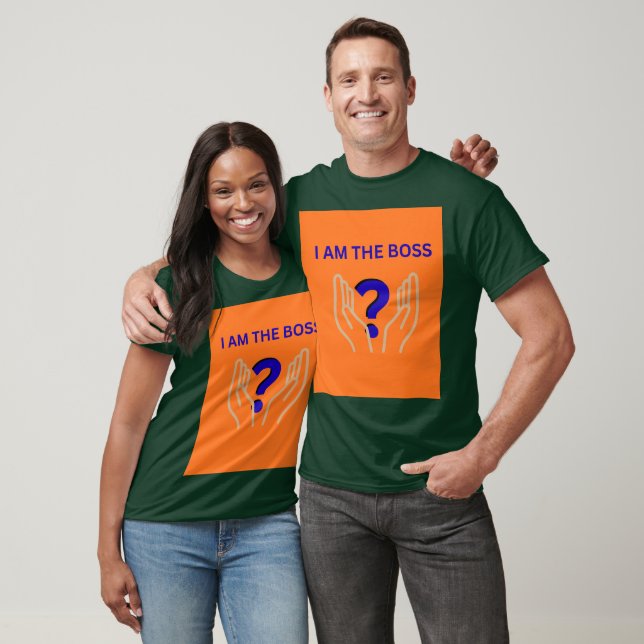 CAMISETA EU SOU O CHEFE (Unissex)