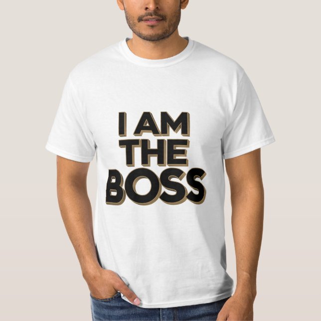 Camiseta Eu Sou O Chefe (Frente)