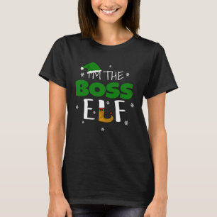 Camiseta Eu sou o chefe Elf do grupo Roupa da família Xma