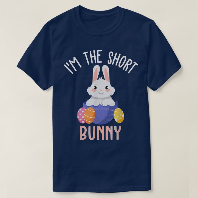 Camiseta Eu sou o coelho da Páscoa coelhinha (Frente do Design)