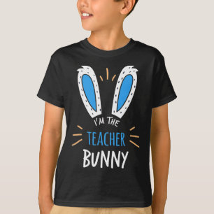 Camiseta Eu sou o coelho de orelhas de professor ensinando