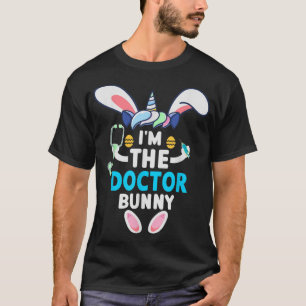 Camiseta Eu Sou o Coelho Doutor Família Parecida Festa de P