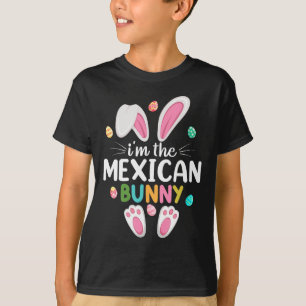 Camiseta Eu Sou o Coelho Mexicano Correspondente Família Pá