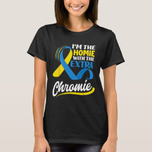 Camiseta Eu Sou O Companheiro Com O Cromossomo Extra Síndro