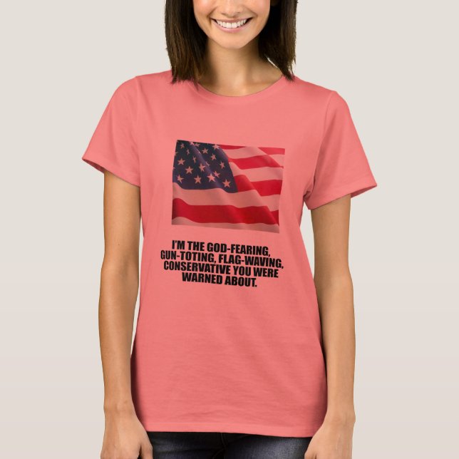 CAMISETA EU SOU O CONSERVADOR DE DEUS (Frente)