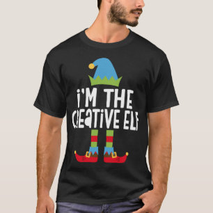 Camiseta Eu sou o criativo Elf que combina com a fantasia d