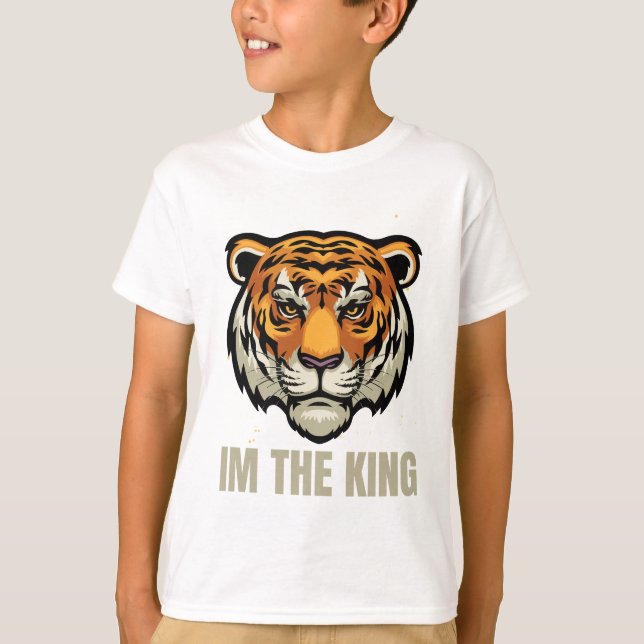 Camiseta Eu sou o Design do rei T-Shirt (Frente)