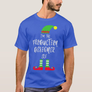 Camiseta Eu Sou O Designer De Produção Elf Funny Film Gift