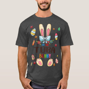Camiseta Eu sou o dia da Páscoa de coelhinhos do Tuba, comb